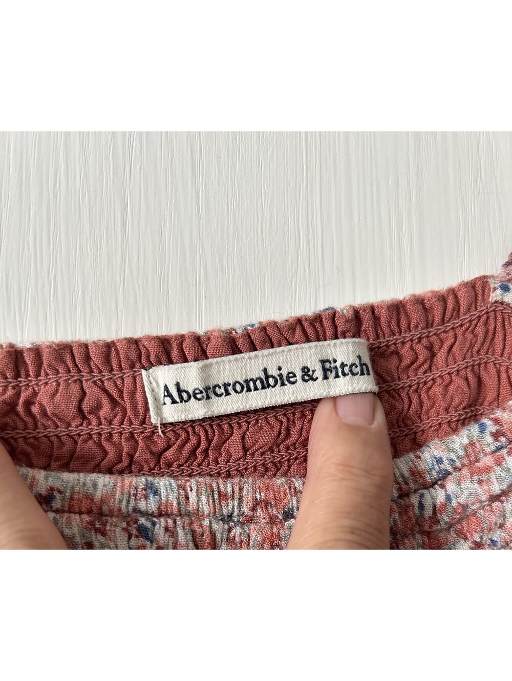 Abercrombie & Fitch Pink Floral Cottagecore Feminine Boho Mini Dress S - Picture 4 of 7